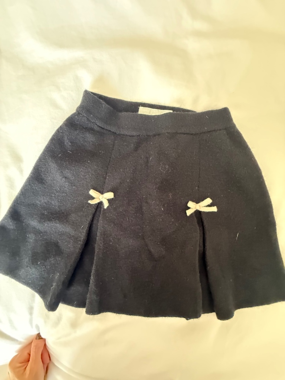 Black Knit Skirt